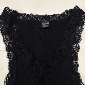 Oscalito 울 실크 레이스 탱크탑