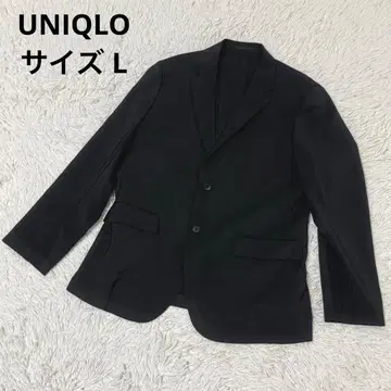 유니클로 감동 자켓 사이즈 L 빅사이즈 워셔블 슬림핏 블랙