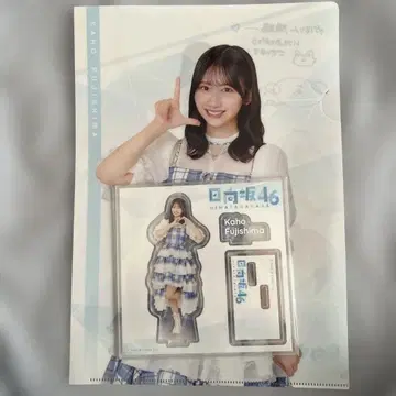 히나타자카46 후지시마 카호 아크릴 스탠드 클리어 파일