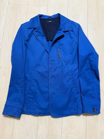 [ SHIPS ] 트윌 에어 터치 스트레치 커버 자켓 블루