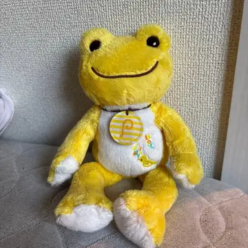 개구리 피클스 봉제 인형 옐로우 컬러