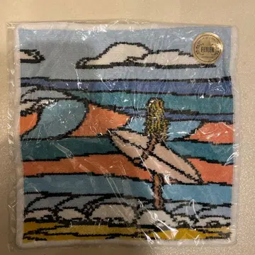 미개봉 새상품 FEILER 페이러 손수건 헤더 브라운 캔디 서프