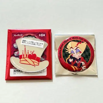 루시퍼 캔뱃지 애니메이트 카페 아크릴 거울 스티커 해즈빈 호텔