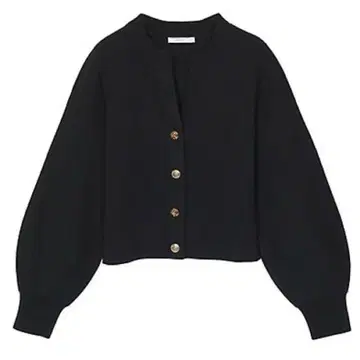 ANAYI 메리노울 비쥬 가디건 38 사이즈 블랙