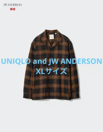 유니클로 브러쉬드 코튼 오버사이즈 셔츠 XL 사이즈