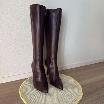 새상품 다이애나 가죽 롱 부츠 25cm