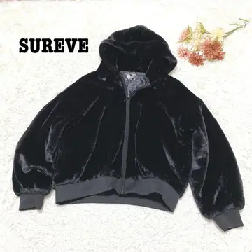 s.2161 [슈] 보아 자켓 블랙 보들보들 미사용 M 사이즈