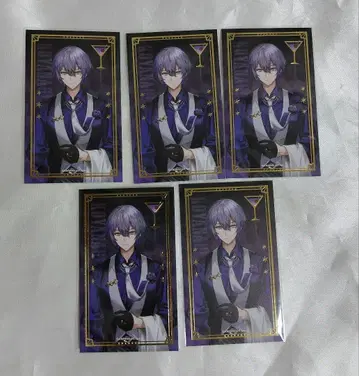 애니카페 HEROIC BAR 칵테일 카드 코야나기 로우