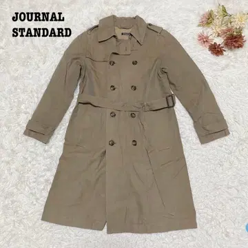 s.2165 [저널 스탠다드] 트렌치코트 미들 기장 브라운 계열