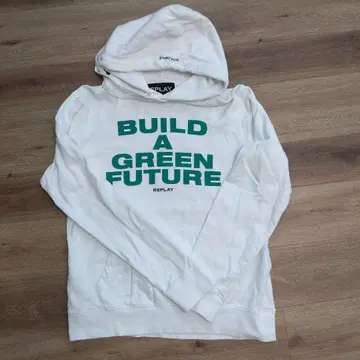 REPLAY BUILD A GREEN FUTURE 후드티