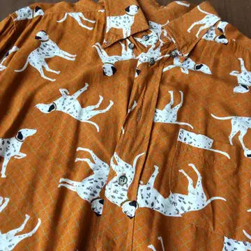 칼 헬무트 달마시안 레이온 셔츠