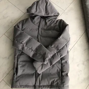 LACOSTE 그레이 다운 자켓 US XS