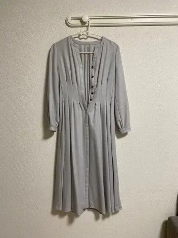 ANAYI 아나이 그레이 긴팔 티셔츠 원피스