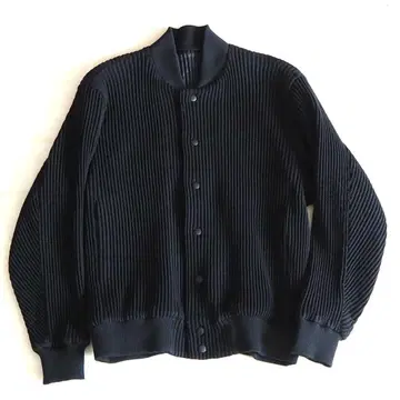 옴므플리세 ISSEYMIYAKE 블루종 사이즈 2 M-L 블랙