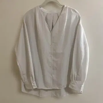 어반 리서치 스키퍼 V넥 턱 긴팔 셔츠 블라우스