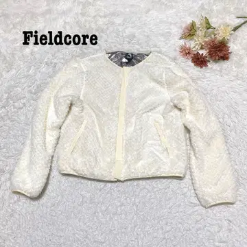 s.2162 [필드코어] 보아 자켓 보온성 알루미늄 복슬복슬 화이트