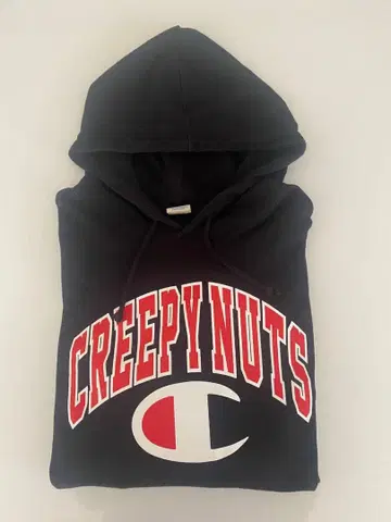 CREEPY NUTS Champion 후드티 블랙