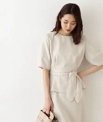 린넨라이크 블라우스 NATURAL BEAUTY BASIC 사이즈 S