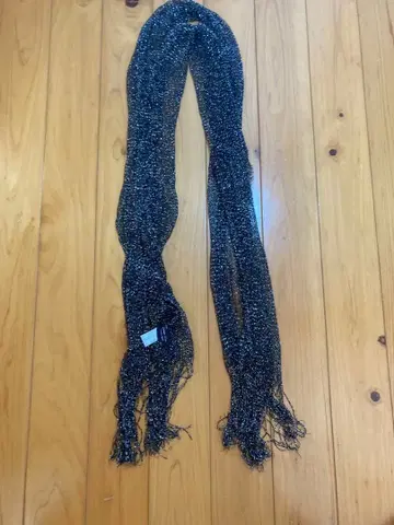 [ 하자품 ] 넘버나인Number (N)ine 라메 스톨 스카프05