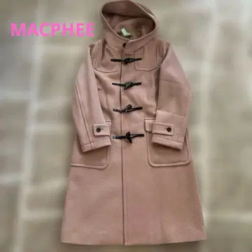 MACPHEE 핑크 더플 코트