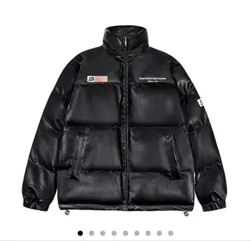 100stars PU 가죽 다운 자켓 XL