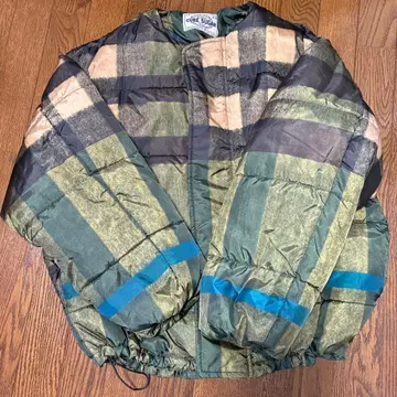 CUBE SUGAR 체크 무늬 점퍼