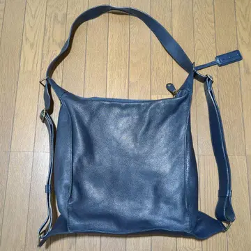 마더하우스 요조라 백팩 가능 2way 숄더백 네이비 가죽