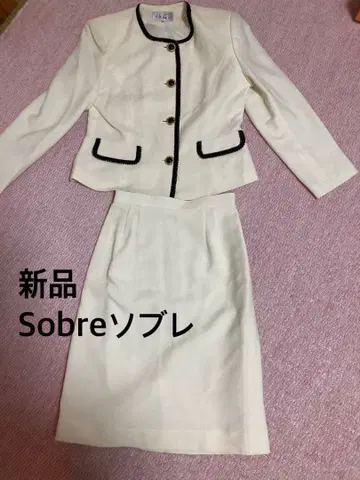 새상품 SOBRE 울 스커트 수트 9호