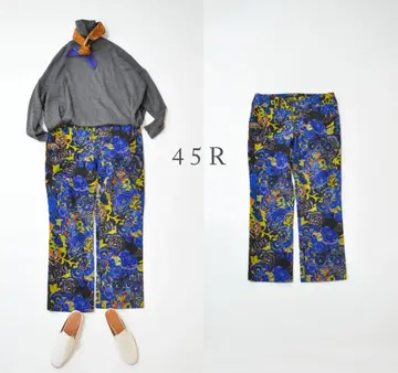 45R 몰 서지의 플라워 팬츠