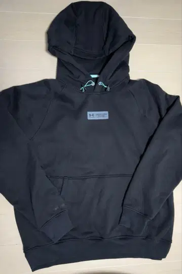 언더아머 후드티 플리스 속기모 L