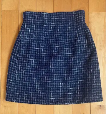 릴리안 캐럿 라메 트위드 타이트 스커트 S