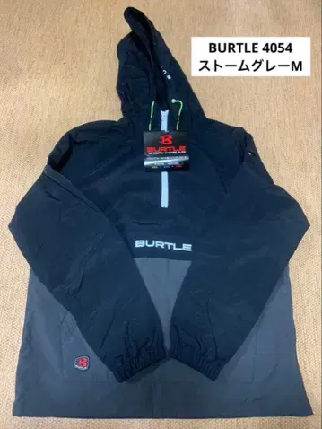 BURTLE 4054 아노락 후드티 M 스톰 그레이