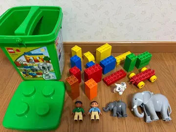 레고 블록 LEGO 듀플로 코끼리 양동이