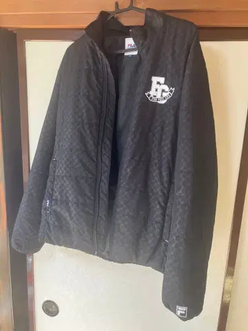 FILA 골프 퀼팅 자켓 LL 블랙