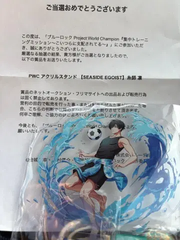 PWC 아크릴 스탠드 [SEASIDE EGOTIST] 이토시 린