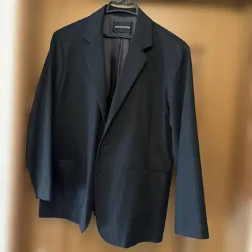 미즈이로 인드 블랙 테일러드 자켓