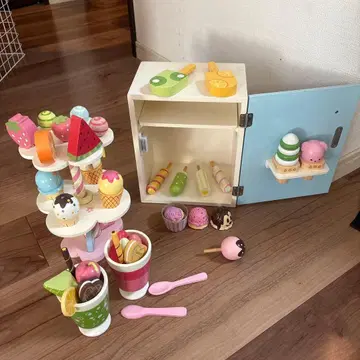 마더 가든 마더구스 숲 주방 아이스 가게 나무 장난감