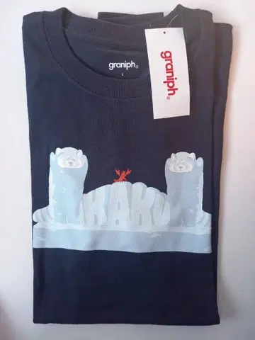 삿포로 그라니프 삿포로 한정판 T셔츠 네이비 L 사이즈 이카쿠