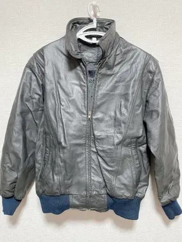 가죽 자켓 소가죽 L Sun Urban 천연 가죽 블루종 빈티지 남성용