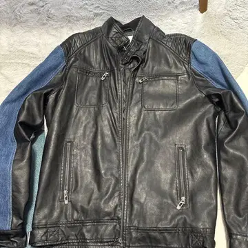 Desigual 가죽 데님 자켓 L 가격 인하 가능