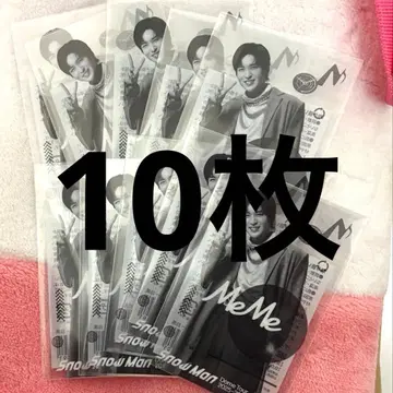 SnowMan 메구로 렌 ON 클리어 스티커 10개