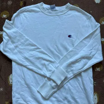 Champion 화이트 긴팔 트레이닝복 L