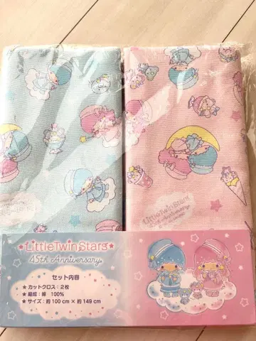 키키라라 리틀트윈스타 45주년 원단 퍼프컷 크로스 새상품