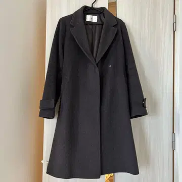 index 캐시미어 혼방 더블 체스터 코트 브라운 M