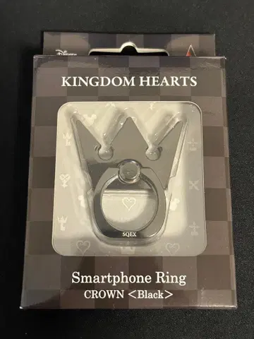 KH KINGDOM HEARTS 스마트폰 반지 크라운 블랙