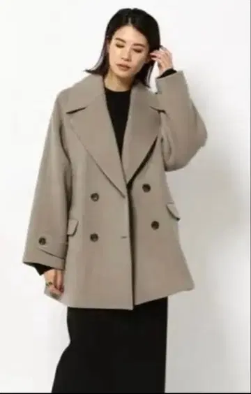 [ 새상품급 ] 피코트 바빌론 카멜 베이지