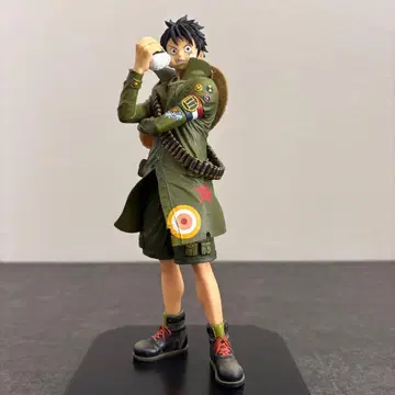 원피스 몽키 D 루피 밀리터리 스타일 피규어