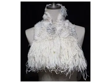 우나 아르테사나 사토 섬유 케이프 코트