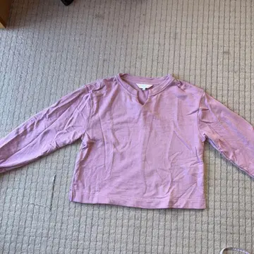 아네스 베 긴팔 맨투맨 사이즈 38 라벤더