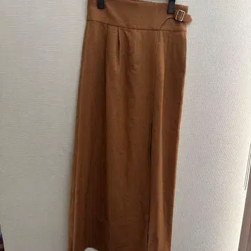 CITEN 브라운 타이트 스커트 S